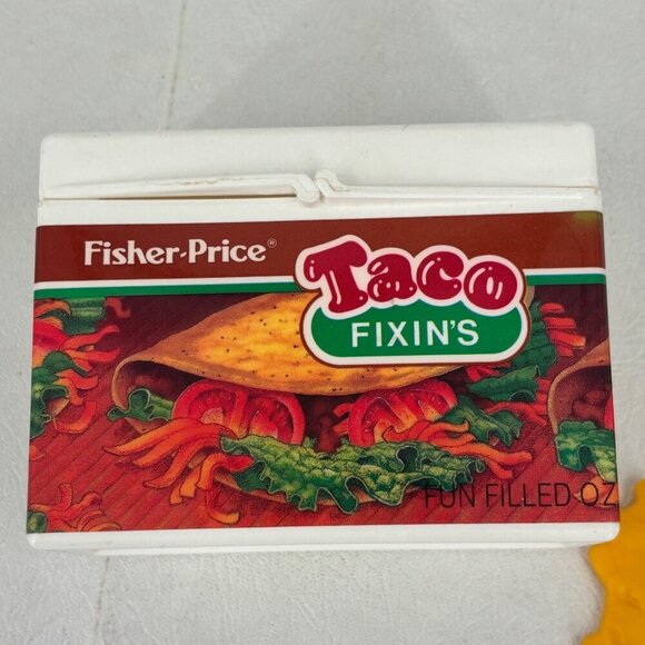 Fisher Price Taco Fixin's Fun With Food 1988 Vintage Pretend Play Replacements - Picture 2 of 11